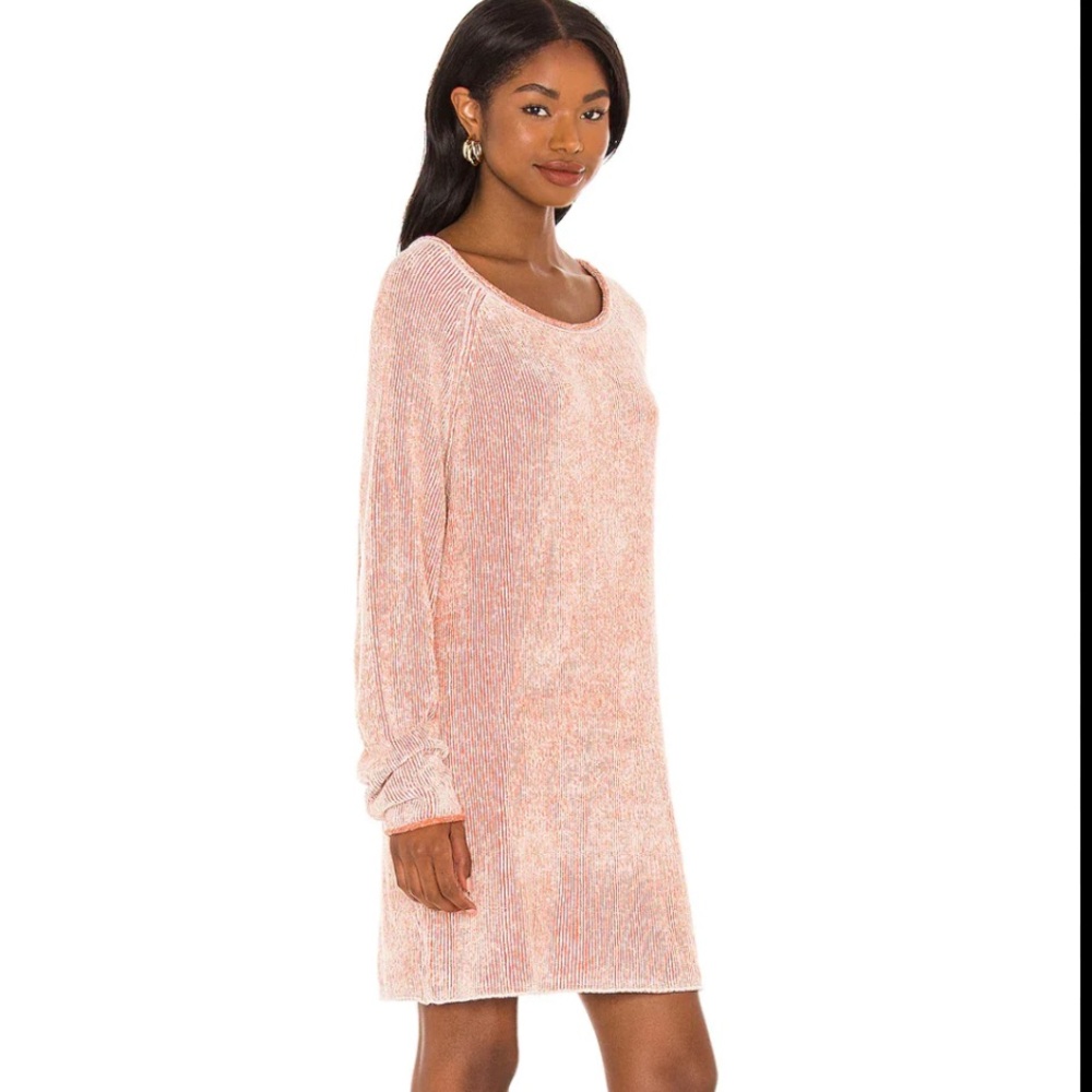 FREE PEOPLE Lenox Tunic in Carrot Cake Combo In Soft Chenille - Size Medium